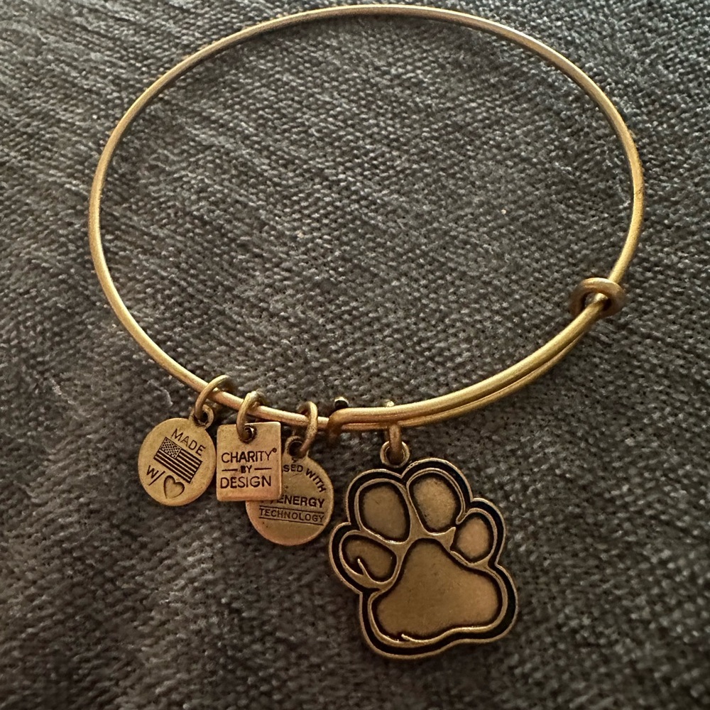 Alex and ani paw bracelet
